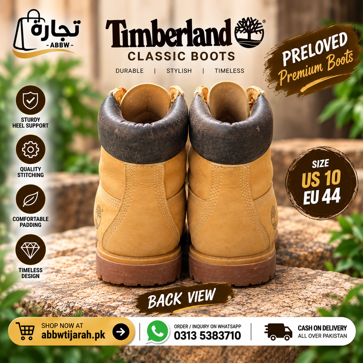 Timberland Classic Wheat Boots – Preloved image 4